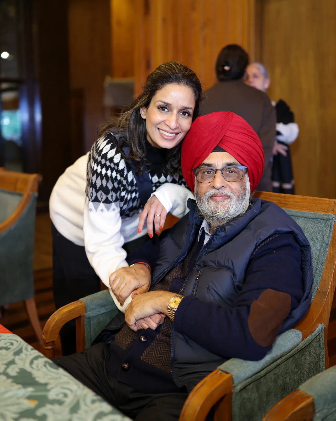 A couple portrait at the celebration